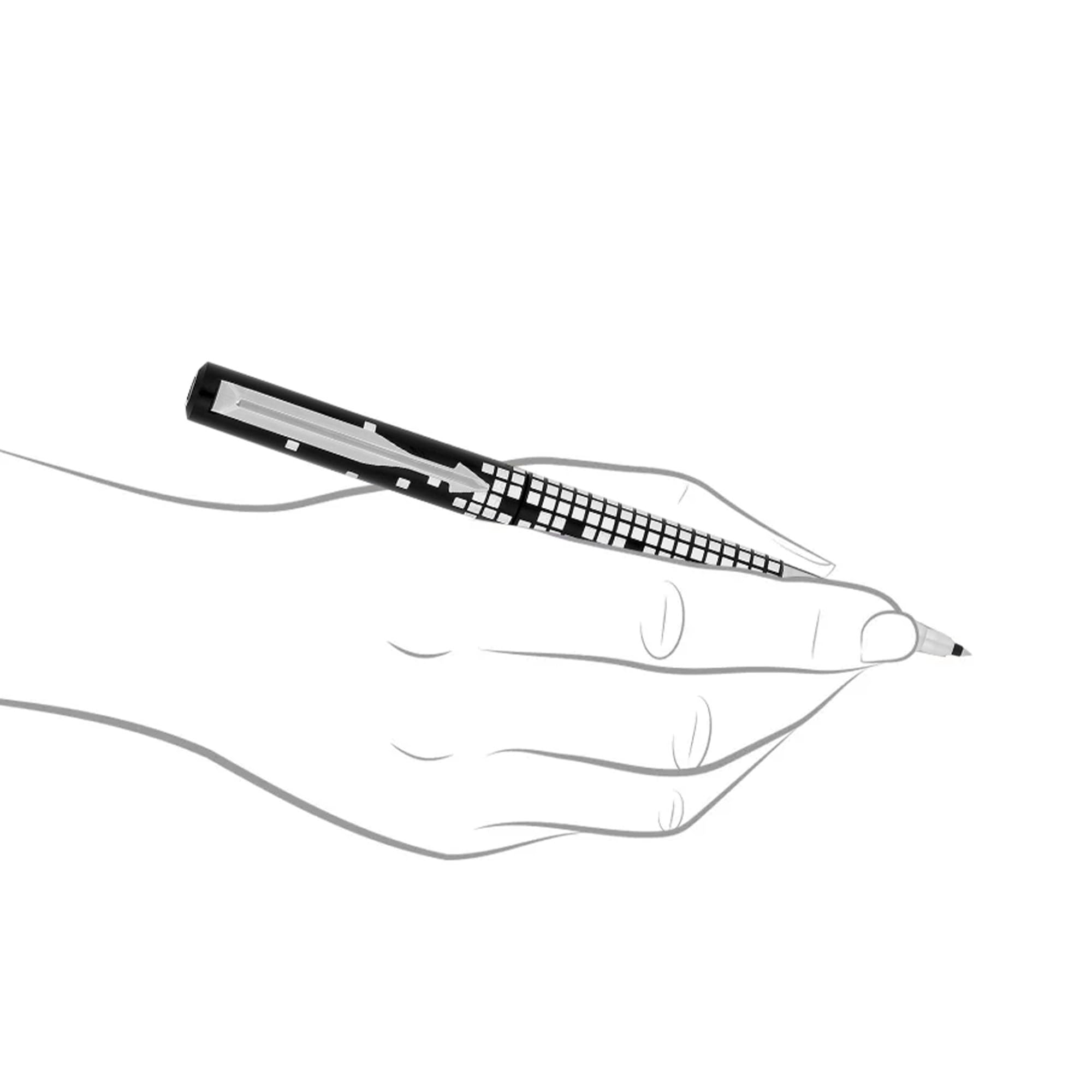 Parker Gift Set | Vector Special Edition Chrome Trim Roller Ball Pen with Parker Keychain | Ideal for Gifting | Elegant Gift for Any Occasion
