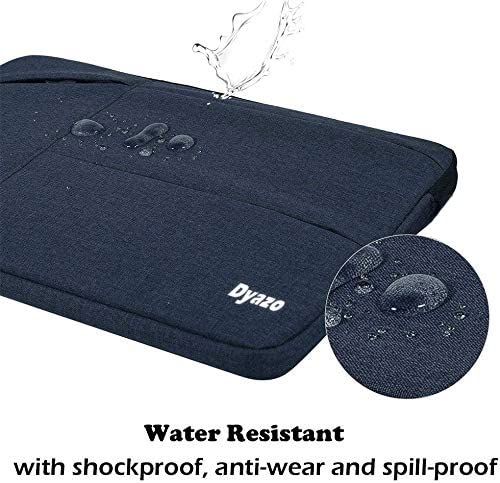 Dyazo 15-15.6 inch Laptop Sleeve, Laptop Protective case Cover Carrying Bag Compatible for Dell,Samsung, Razer, HP,Asus, Acer,Msi Lenovo (Blue) (Three Pocket 15.6 (Blue))