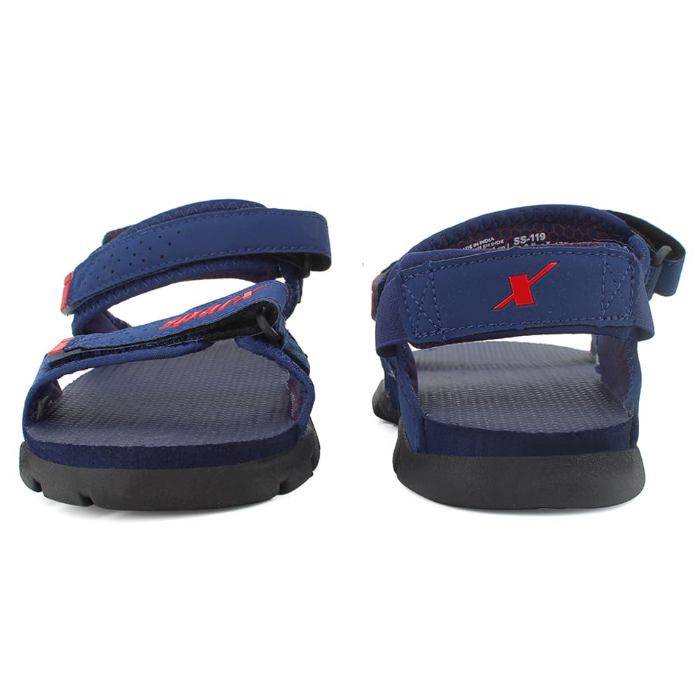 SPARX mens SS 119 | Latest, Daily Use, Stylish Floaters | Blue Sport Sandal - 7 UK (SS 119)