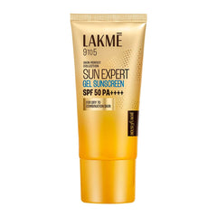 Lakmē Water Light Gel in-Vivo Tested SPF 50 PA++++ Sunscreen with Niacinamide for Oily Skin 50g