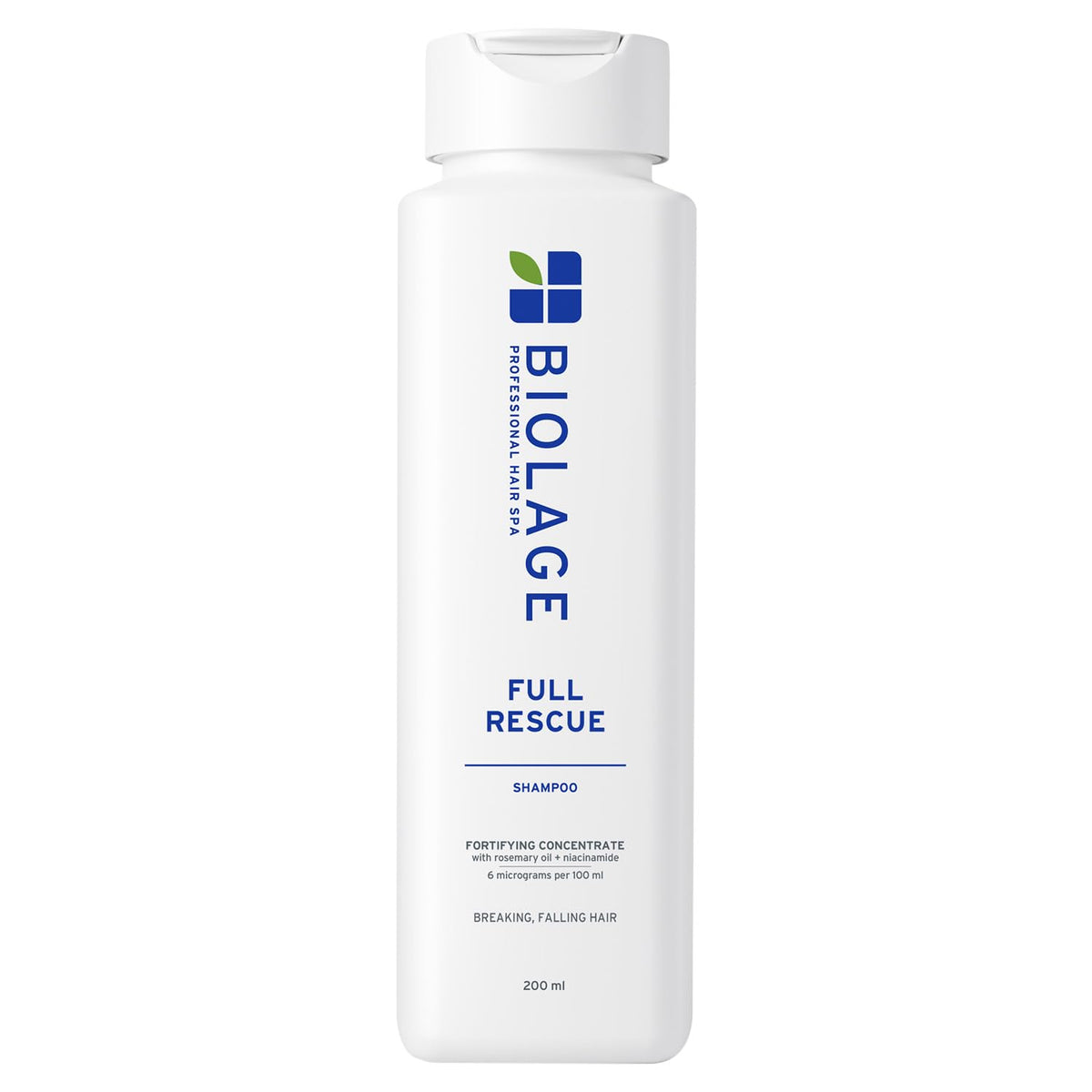 Biolage Professional Full Rescue Anti-Hairfall Shampoo | 74% resistance to Hairfall | With Rosemary Oil & Niacinamide | For Women & Men | Vegan & Cruelty-Free | 200ml