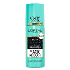 L'Oréal Paris Instant Root Concealer Spray, Ideal for Touching Up Grey Root Regrowth, Magic Retouch, 1 Black, 75ml