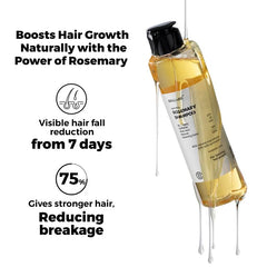 20% Rosemary Shampoo with 2% Caffeine for Hair Growth & Hair Fall Control | Reduces Breakage, Retains Moisture & Strengthens Roots