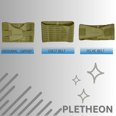 PLETHEON Post Pregnancy Belt For Belly, Waist & Pelvis Slimming belt For After Delivery C-Section Abdomen belt Postpartum Stomach Wrap Abdominal belt (Free size-Green),Cotton Blend