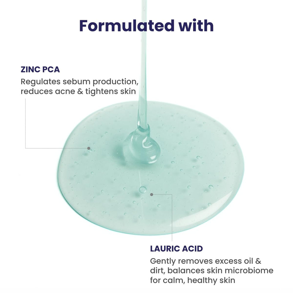 RE' EQUIL Oil Control Face Wash | Soap & Sulphate Free Face Wash with Zinc PCA | Controls Excessive Oil Production | For Oily Acne Prone Skin | 150 ml | Glammy.lk