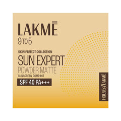 Lakme Sun Expert Ultra Matte Spf 40 Pa+++ Compact | Non Greasy Non Sticky | Gives Even-Tone Complexion | 7 g