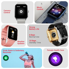 Fire-Boltt Ninja Call Pro Plus Smart Watch 1.83 inch with Bluetooth Calling, AI Voice Assistance, 100 Sports Modes IP67 Rating, 240 * 280 Pixel High Resolution (Black)