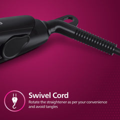 Philips Selfie Hair Straightener I Minimized Heat Damage with SilkPro Care I Ceramic Coated Plates I No.1 Preferred Hair Styling Appliance Brand I HP8302/06