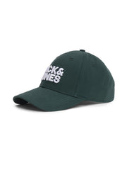 JACK & JONES Men's 100% Cotton JAC Jack & Jones CORE Baseball Cap Trekking Green ONE | Glammy.lk