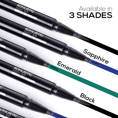 RENEE Pointy End Sketch Pen Smudge Proof Eyeliner - Matte Finish, Light Weight, Water Resistant, Long Stay Highly Pigmented with One Stroke Application Formula - Black