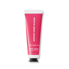 The Love Co Japanese Cherry Blossom Hand Cream | Ultra Moisturizing With Shea Butter | Non-Greasy & Lightweight | | Travel Friendly | 30g