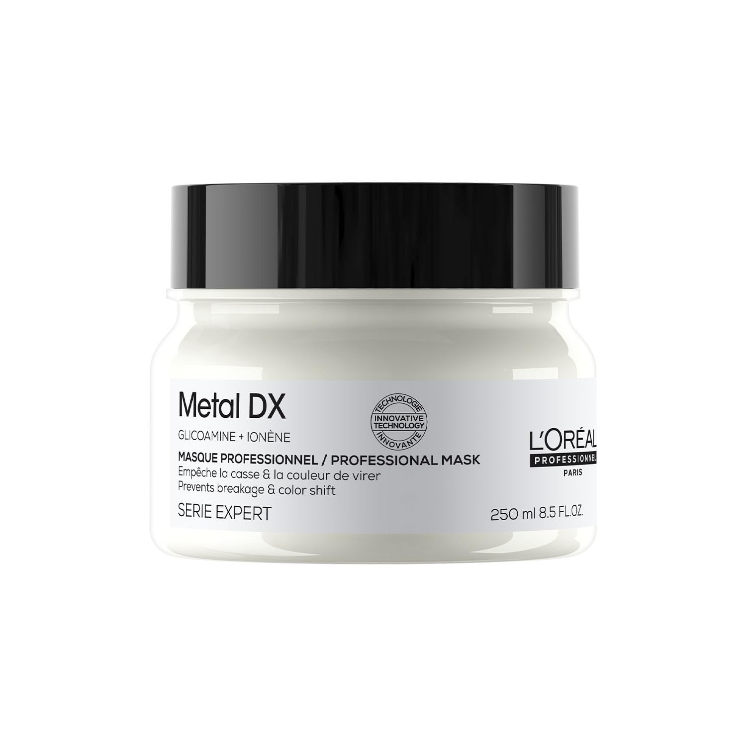L’Oréal Professionnel Metal DX Anti Breakage Hair Mask| Professional Mask for Less Breakage, 97% less hair breakage in 1 use | With Glicoamine | For Men & Women, 250ml