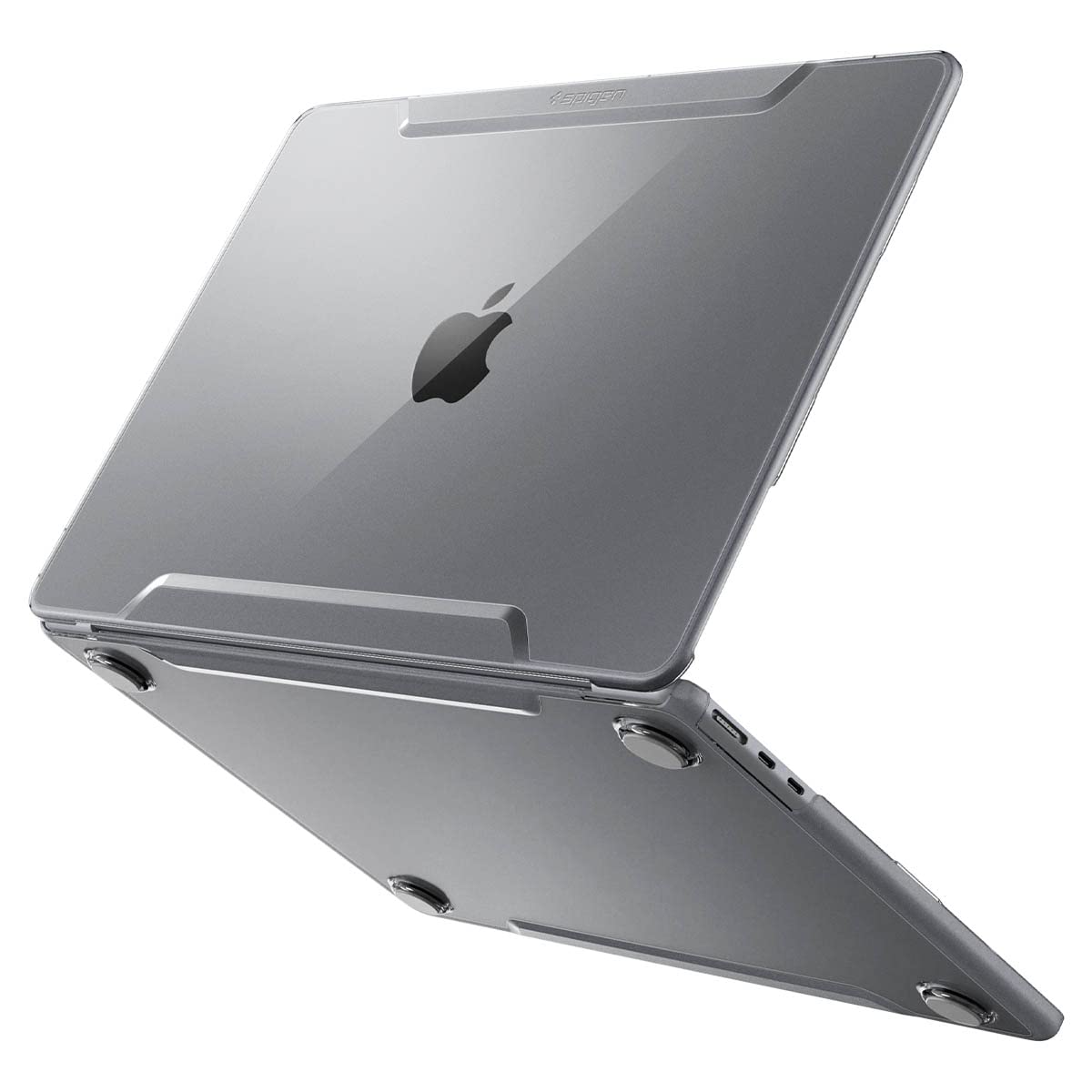 Spigen for MacBook Air 13 Inch Case M5 (2026), MacBook Air 13 Inch M4/M3/M2 (2025-2022), Thin Fit Transparent Protective Hard Shell Case Cover, 13.6 Inch, A3240 A3113 A2681, Crystal Clear
