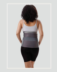 PLETHEON Neoprene 3-in-1 Postpartum Abdominal Belt For Women Belly, Waist & Pelvis Support | Post Pregnancy Recovery Belt | Maternity Tummy Wrap For Slimming & Back Pain Relief (Gray)