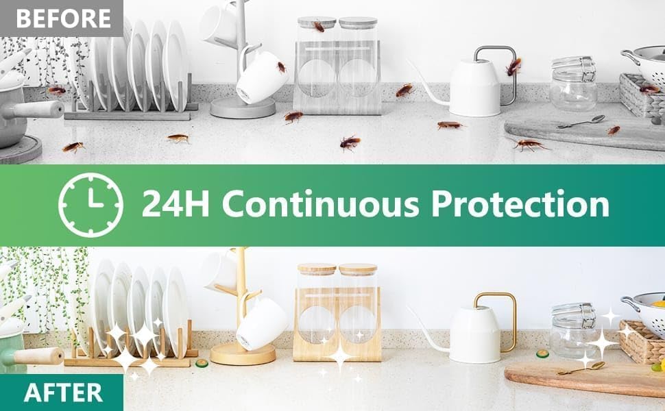 MANSPOT Natural Cockroach Killer for Kitchens, Bathrooms, and Cabinets, Eco-Friendly Home Remedy for Indoor & outdoor Cockroach Control (6)