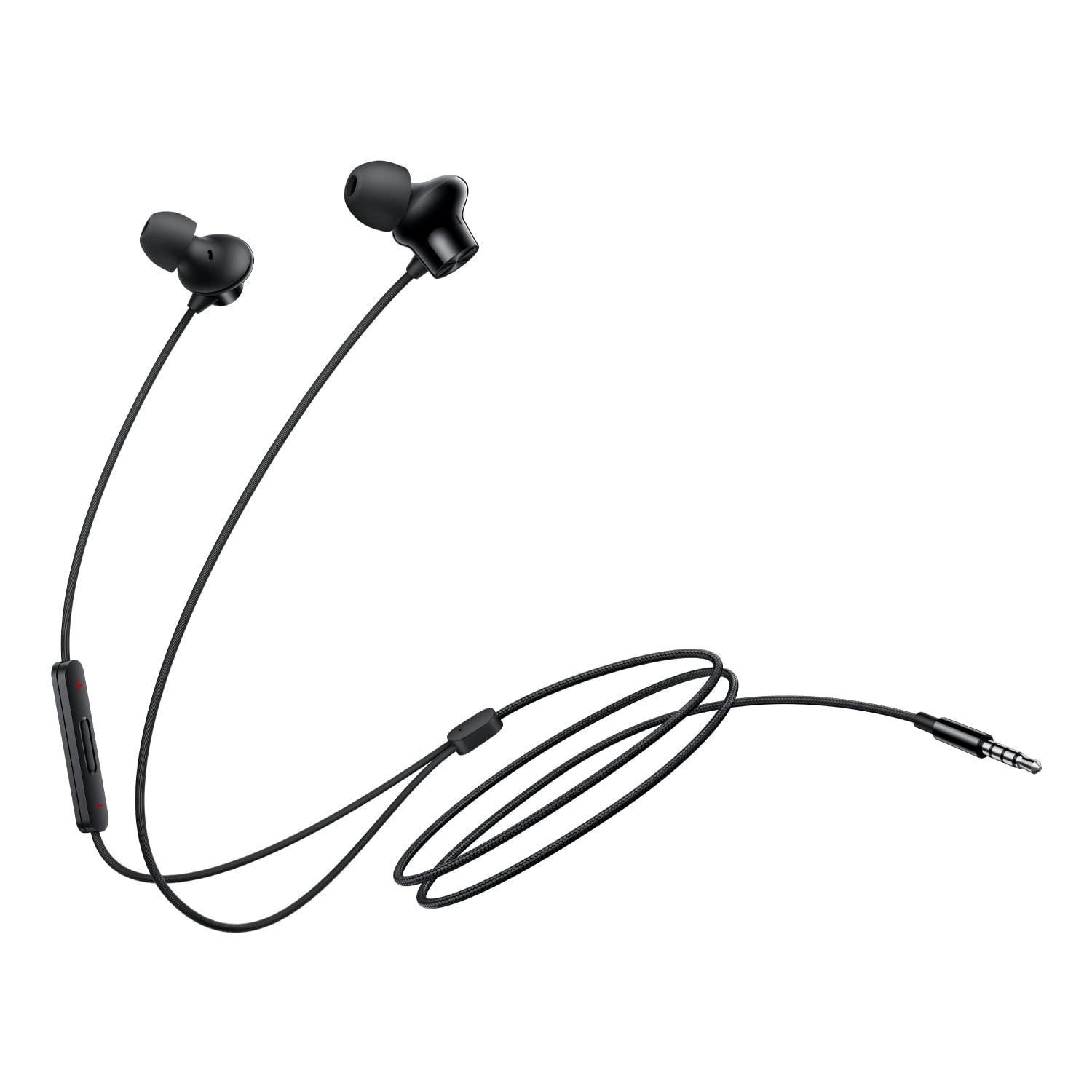 Oneplus Nord Wired Earphones with mic, 3.5mm Audio Jack, Enhanced bass with 9.2mm Dynamic Drivers, in-Ear Wired Earphone - Black - Wireless Accessory from OnePlus - Shop in Sri Lanka at Arcade.lk