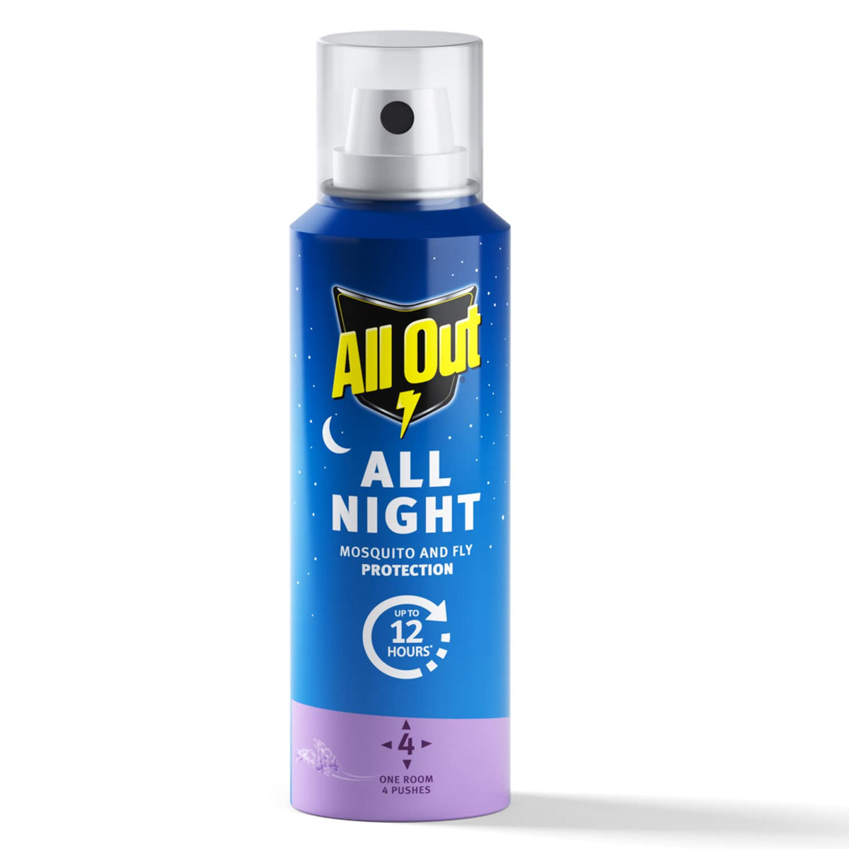 All Out All Night Mosquito Repellent Spray, 30ml | 1 Spray in Each Top Corner of the Room for 12 Hours Mosquito Protection | Lasts 60 Nights - Mosquito Repellents from All Out - Shop in Sri Lanka at Arcade.lk