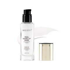 Swiss Beauty Real Makeup Base Highlighting Primer | Skin-Hydrating Poreless Primer With Natural Glow Finish For Face Makeup | Shade - 03 Pink Tint, 32Ml