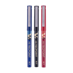 Pilot V7 Liquid Ink Roller Ball Pen (1 Blue + 1 Black + 1 Red),multicoloured,9000014717