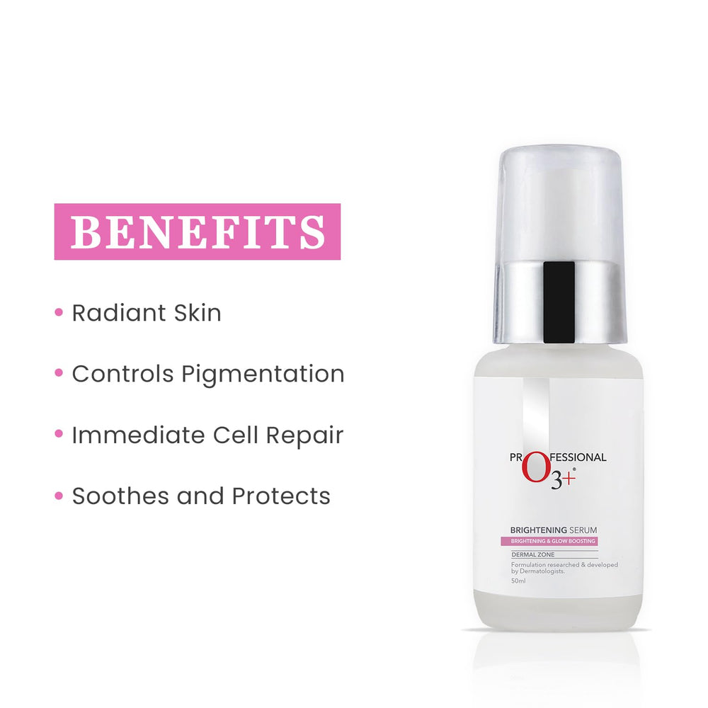 O3+ Brightening Face Serum 50ml with Ceramide, Niacinamide for Dullness, Fine Lines & Wrinkles | All Skin Types & Suitable for Men & Women | Glammy.lk