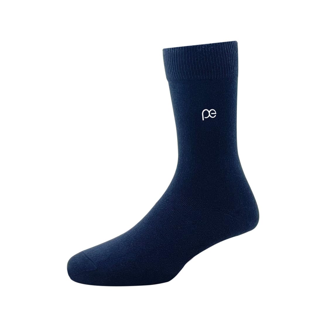 Peter England Men's Cotton Full Length Socks (Pack of 3) Dark Grey, Navy, Black