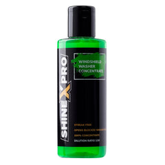 ShineXPro Windshield Washer Fluid For Car - 200mL - Car Windshield Cleaner Liquid In Concentrate Form (20mL Enough For 1L Tank) - Get A Streak Free Finish With Our Car Wiper Liquid