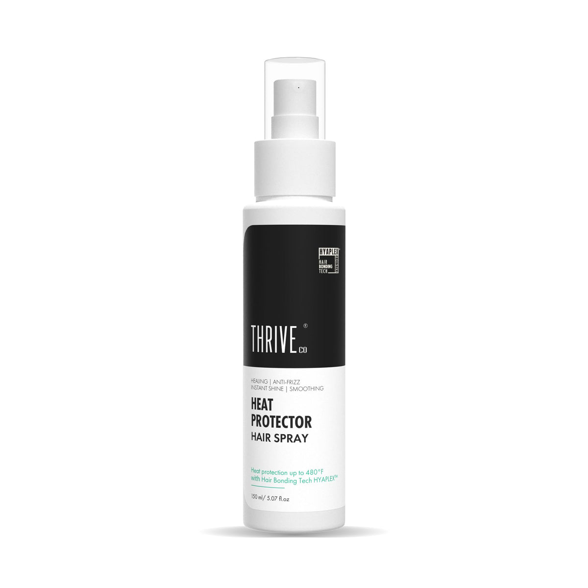 ThriveCo Heat Protection Spray For Hair -150 Ml, Hair Styling Spray For Women & Men, Heat Protectant Spray For Hair Upto 250°C & 2X Less Hair Breakage I Frizz Free & Helps In Damage Control