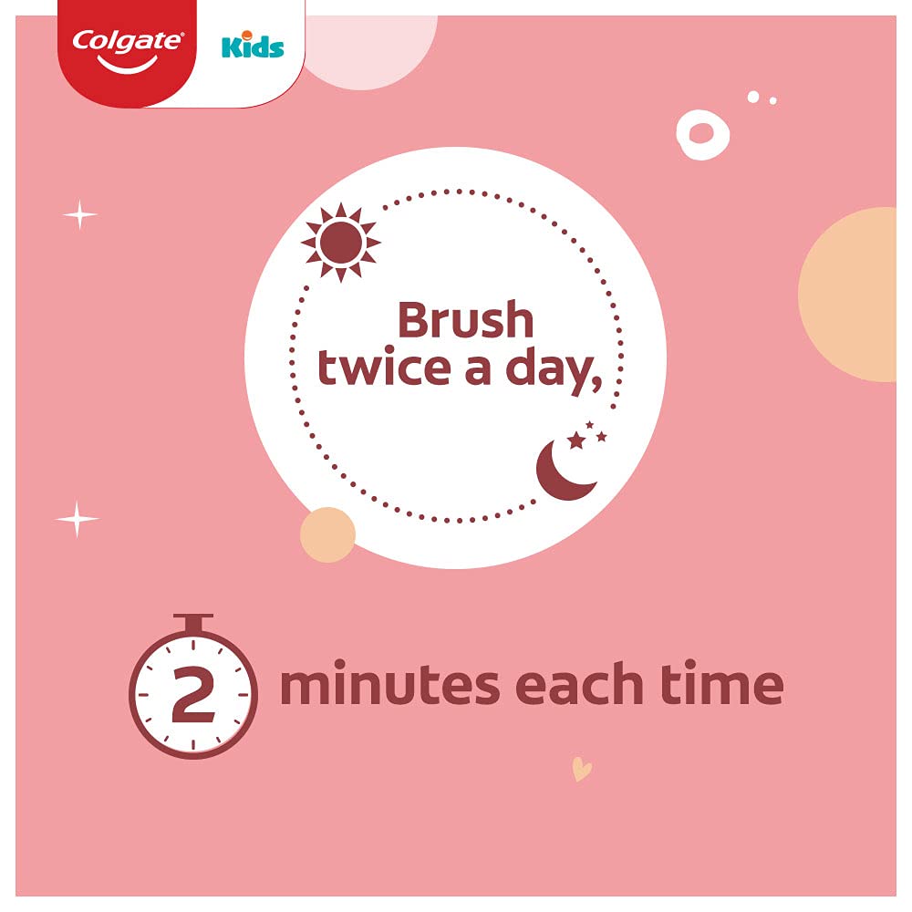 Colgate Kids Barbie Toothbrush, Extra Soft with Tongue Cleaner (Pack of 3) Kid Manual Multicolor