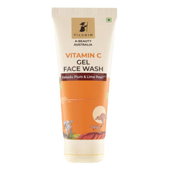 Pilgrim Australian Vitamin C Gel Face Wash for for dry/radiant/glowing skin with Kakadu Plum & Lime Pearl™ | Women & Men | 100 ml