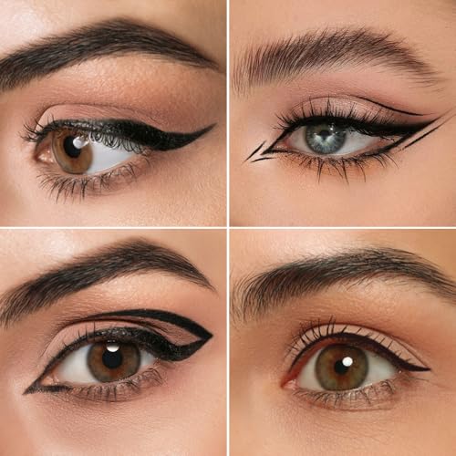 RENEE Pointy End Sketch Pen Smudge Proof Eyeliner - Matte Finish, Light Weight, Water Resistant, Long Stay Highly Pigmented with One Stroke Application Formula - Black
