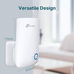 TP-Link TL-WA850RE N300 Wireless Range Extender, Broadband/Wi-Fi Extender, Wi-Fi Booster/Hotspot with 1 Ethernet Port, Plug and Play, Built-in Access Point Mode