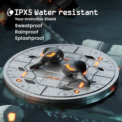 GOBOULT Astra Truly Wireless in Ear Earbuds with 48H Playtime, Built-in App Support, 45ms Low Latency Gaming, 4 Mics ENC, Breathing LEDs, 13mm Bass Drivers, TWS Ear Bud (Smoky Metal)