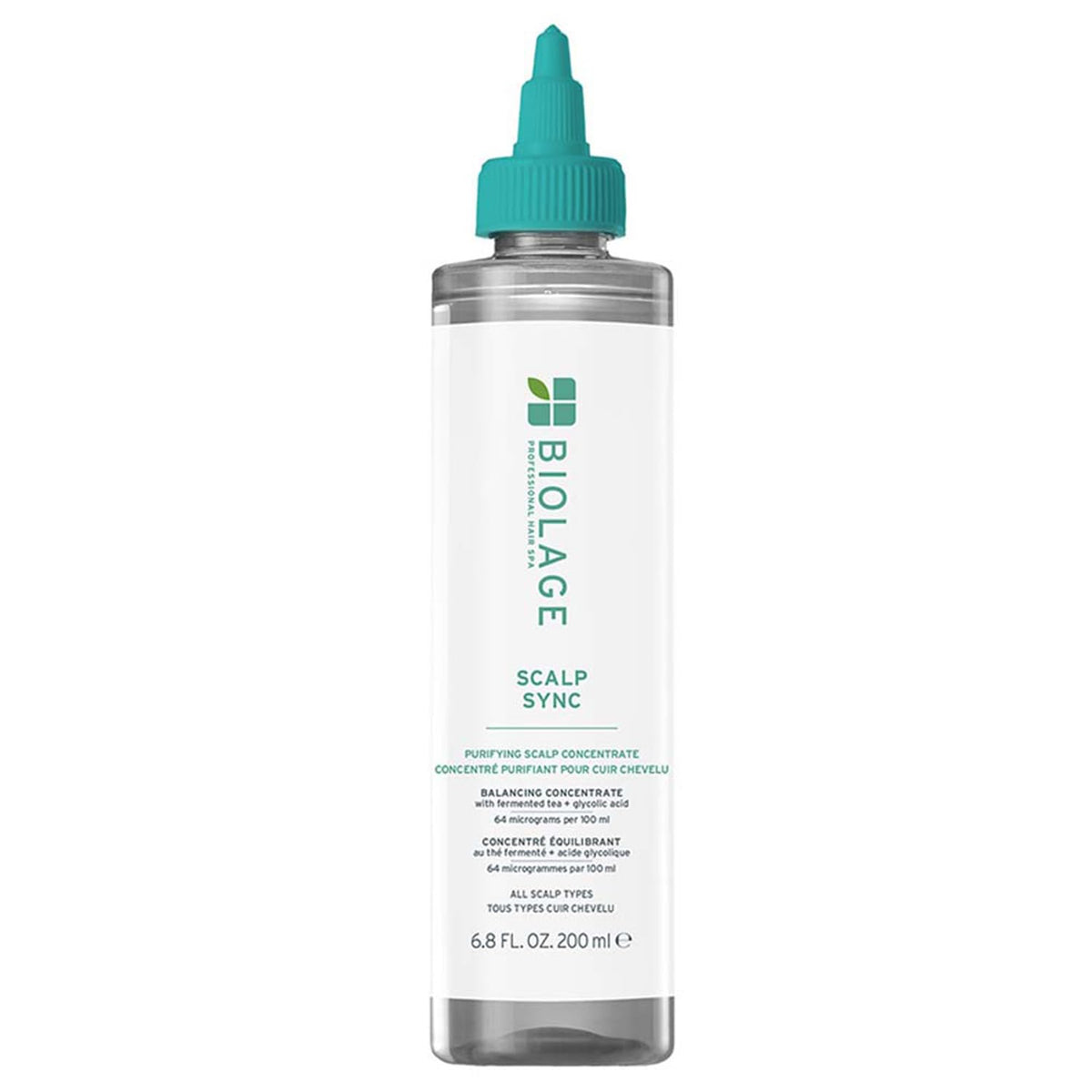 Biolage Scalp Sync Scalp Exfoliating Serum | Removes Dandruff and Build-up | With Glycolic Acid and Fermented Tea | For Women and Men | Vegan and Cruelty-Free| 200 ml