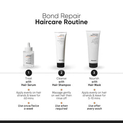 Minimalist Maleic Bond Repair Complex 3.5% Hair Shampoo with Ceramide, Coconut oil & Betaine | For Damaged & Frizzy Hair | For Women & Men | For All Hair Types | 100 ml (Pack of 1)