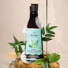 Nat Habit Navdha Rosemary Shampoo For Hair Fall Control| Sulphate & Paraben Free | Soy Fermented Gentle Cleanser|Natural Herbal Shampoo for Women & Men | Amla Reetha Shikakai | Chemical-Free| 250ml