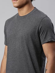 Levi's Men's Cotton Plain Regular Fit T-Shirt (Pr679713_Dark Grey Melange L)
