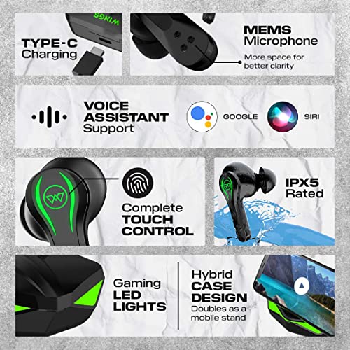 Wings Phantom Truly Wireless in Ear Earbuds - Wireless Accessory from Wings - Shop in Sri Lanka at Arcade.lk