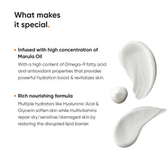 Minimalist Marula Oil 5% Face Moisturizer For Dry Skin With Hyaluronic Acid For Deep Nourishment & Hydration, For Men & Women