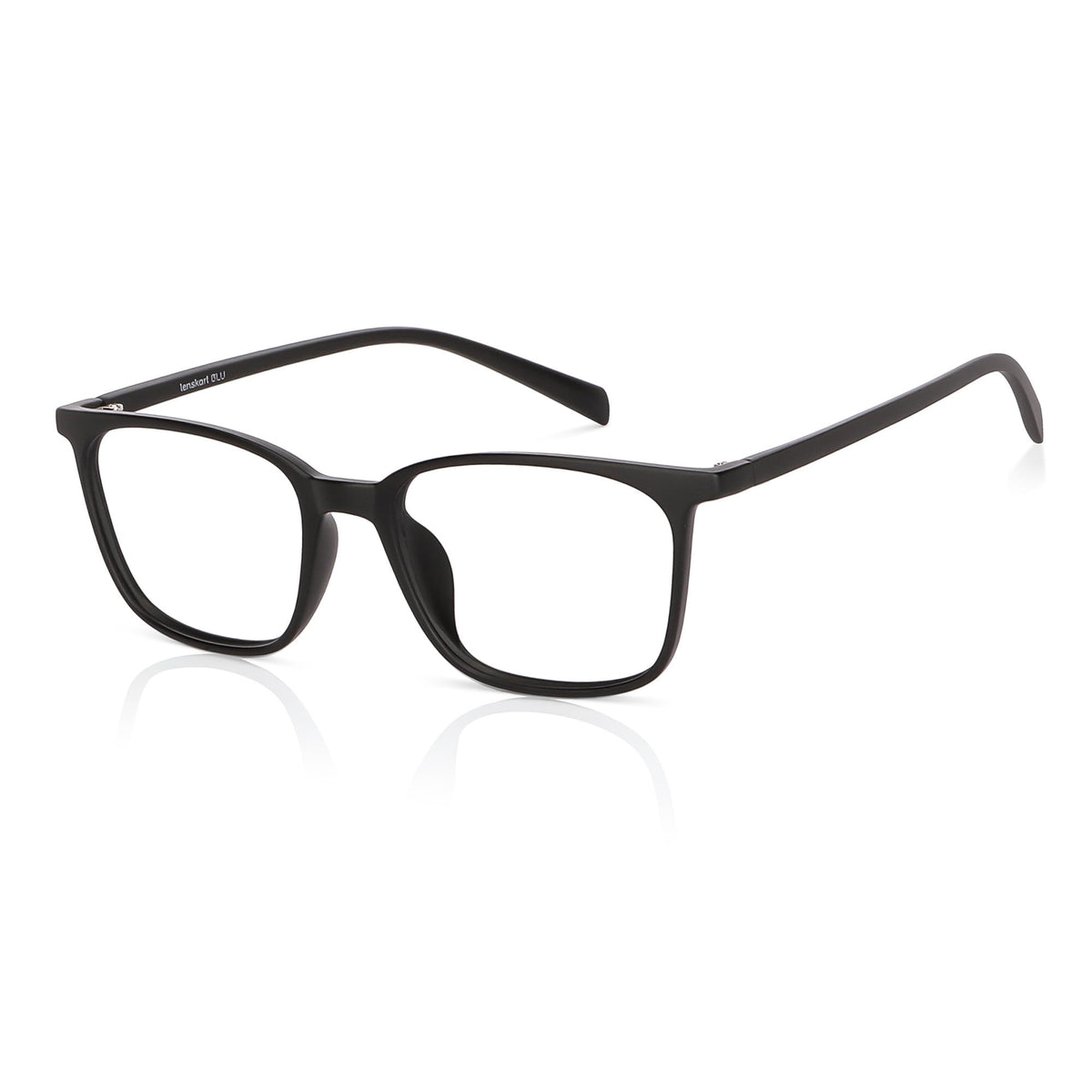 LENSKART BLU | Zero Power Blue Cut Computer Glasses | Anti Glare, Lightweight & Blocks Harmful Rays | UV Protection Specs | Men & Women | Medium | LB E13526