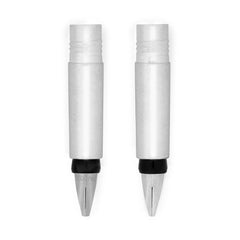 Parker Vector Standard Chrome Trim Calligraphy Fountain Pen | 7-Piece Set containts 2 Nibs, 2 Blue & 2 Black Ink Cartridges | Ideal for Creative Writing & Fine detailing
