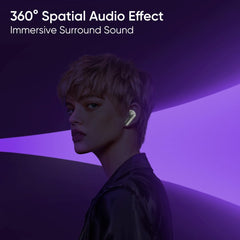 realme Earbuds Air 7 True Wireless,12.4mm Dynamic Bass Drivers,52Hrs Playtime,52dB Hybrid ANC,6 Mic ENC,45ms Low Latency,360° Spatial Audio,Hi-Res LHDC,IP55 Dust & Water Resistant,BT v5.4(SlateGrey)