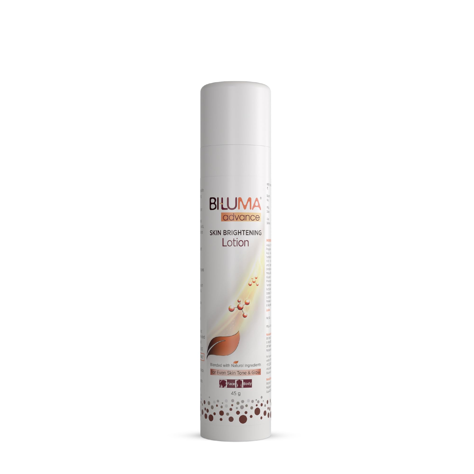 Bi-luma Advance Skin Brightening Lotion - All Skin Tone -Blended with Natural Ingredients For Dark Spots -Face& Body -45 gm | Glammy.lk