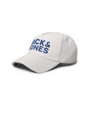 JACK & JONES Men's 100% Cotton JACLOGO COREBASEBALL Cap Sand Dollar ONE