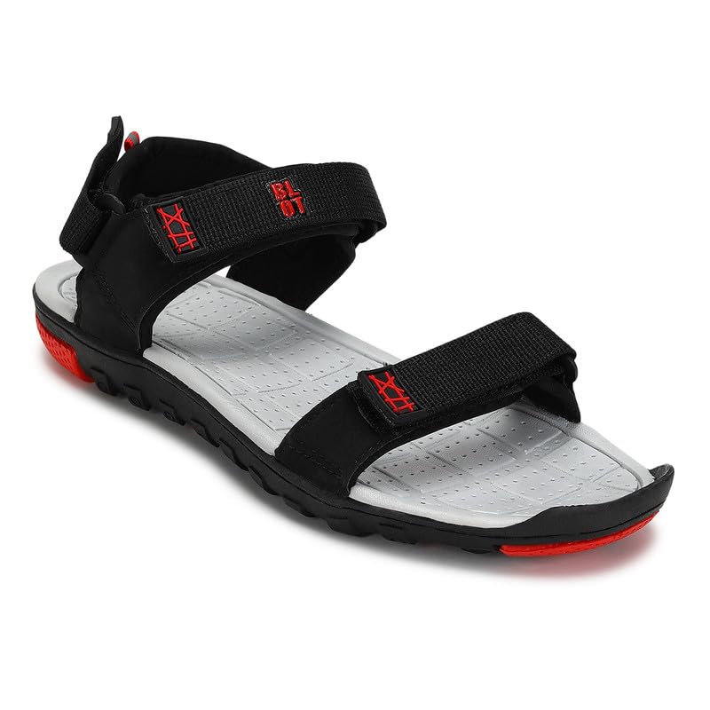 Paragon K1407G Stylish Velcro Sandals for Men | Durable, Comfortable & Lightweight Sandals with Cushioned Soles | Easily Washable | Ideal for Outdoor Use