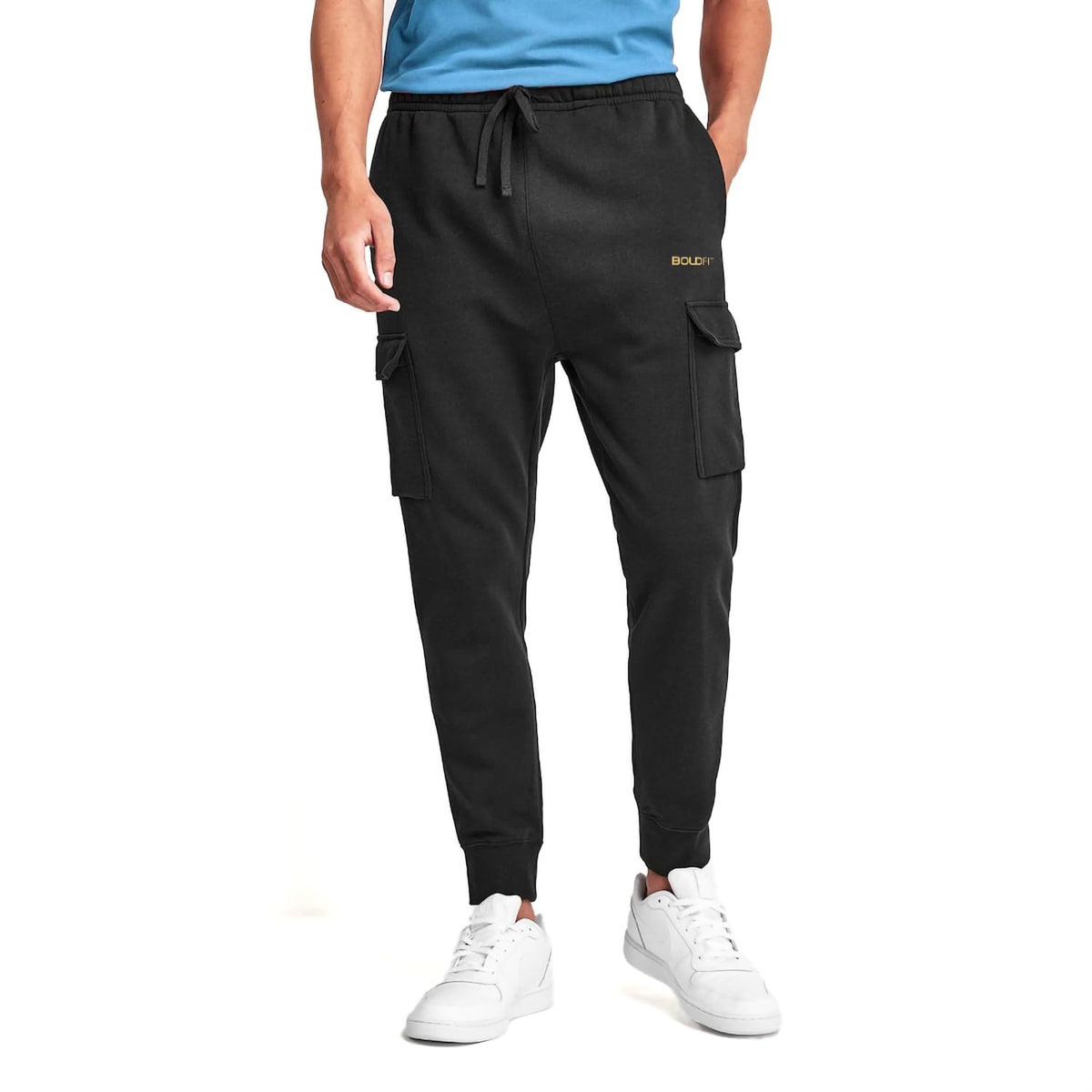 Boldfit Men's Regular Fit Mid Rise Track Pant