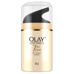 Olay Total Effects Day Cream |with Vitamin C, B5, Niacinamide, Green Tea |Fights 7 signs of ageing for glowing, hydrated and younger looking skin |Suitable for Normal, Dry, Oily & Combination skin |50 gm
