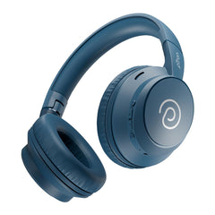 pTron Studio Evo 70hrs Playtime Wireless Over Ear Headphones with HD Mic, Low-Latency Game/Movie/Music Modes, Punchy Bass, BT5.3, Dual Device Pairing, Voice Assistant & Type-C Fast Charging (Blue)