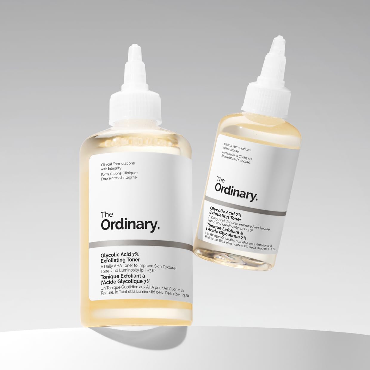The Ordinary Glycolic Acid 7% Exfoliating Toner, Brightening and Smoothing Daily Toner for More Even-Looking Skin Tone, 100ml