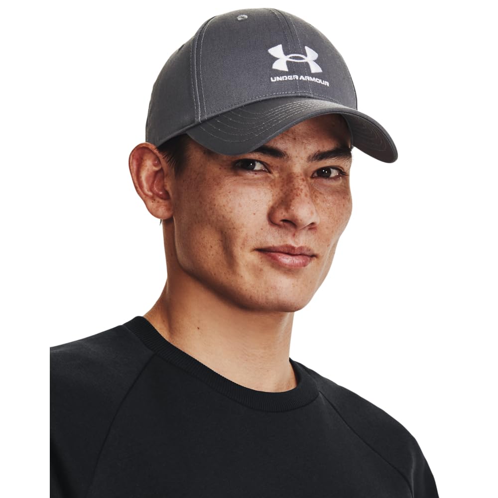 Under Armour Mens Essential Low Lockup Cap Gray One Size