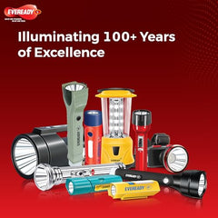 Eveready Jeevansathi DL65, Premium & Durable Brass Body, 3W Retro Emergency LED Torch, 3.5 Km Intense White Light, Free 4 D Size Batteries Packed Inside